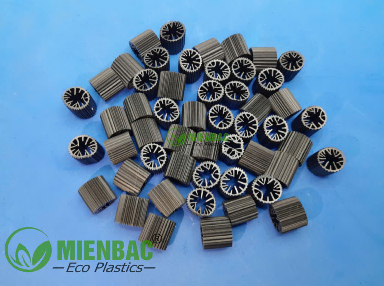 Giá Thể Vi Sinh D15 MBBR màu đen 