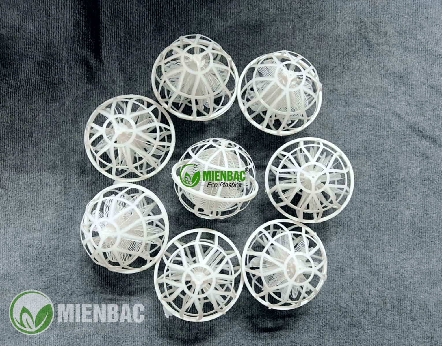 Giá thể vi sinh dạng cầu D150mm