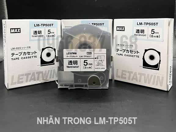 Nhãn tape in dùng cho máy in 390A, 550A,550E,550A2,550A3