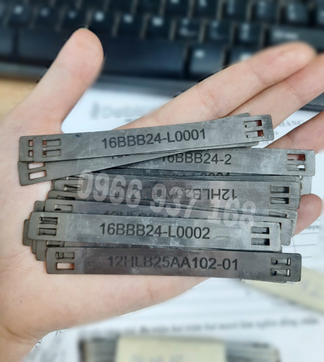 Thẻ tagname inox 304 đánh dấu dây solar