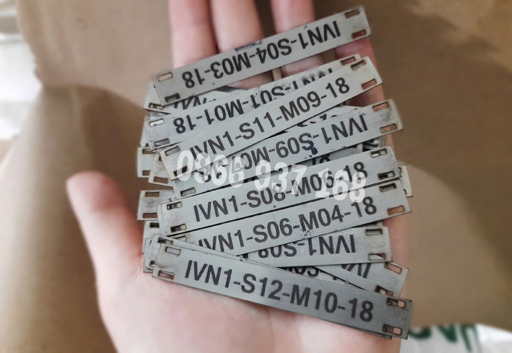 Thẻ tagname inox 304 đánh dấu dây solar